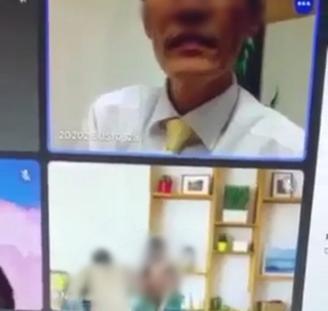 Clip sinh viên đại học trên zoom