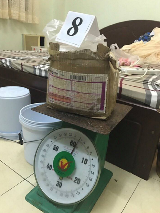 Hình ảnh tại hiện trường vụ bắt giữ Dương