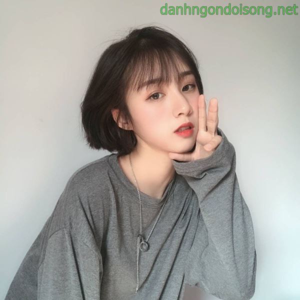 Ảnh gái xinh tóc ngắn ngang vai 2k3