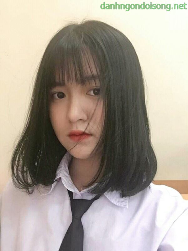 Ảnh gái xinh tóc ngắn ngang vai 2k3
