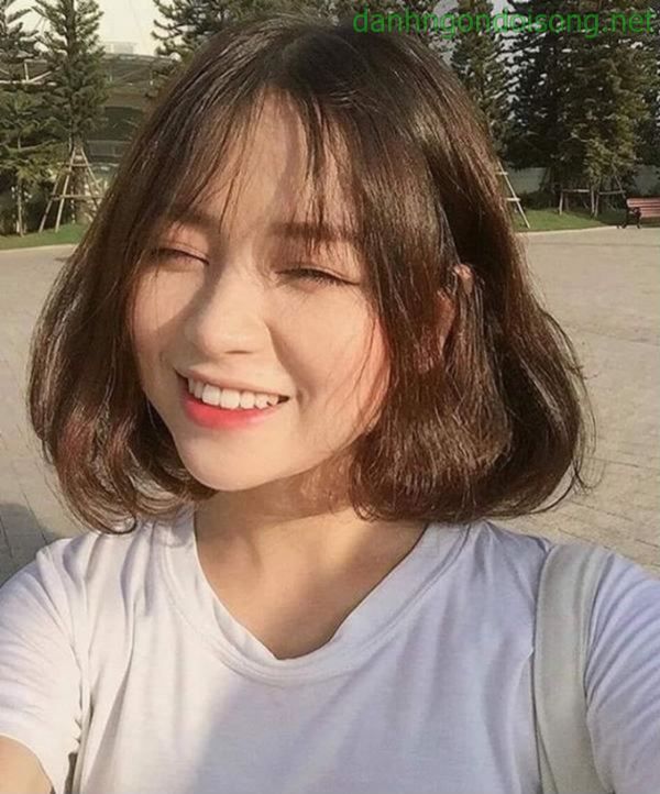 Ảnh gái xinh tóc ngắn ngang vai 2k3
